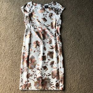 ECI New York metallic floral dress